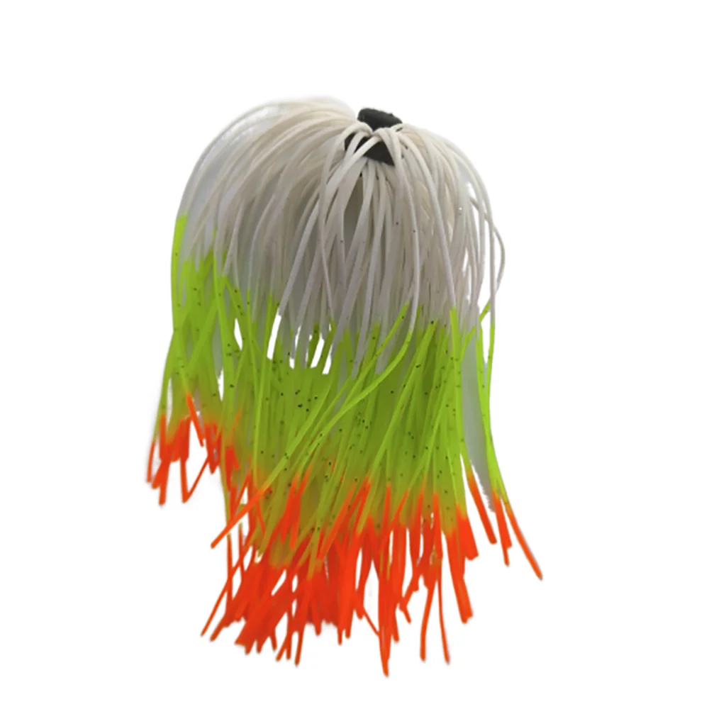 8 Bundles 50 Strands Silicone Skirts Wire Fishing Accessories For Buzzbait SpinnerBait Jig Bass Lure SA12