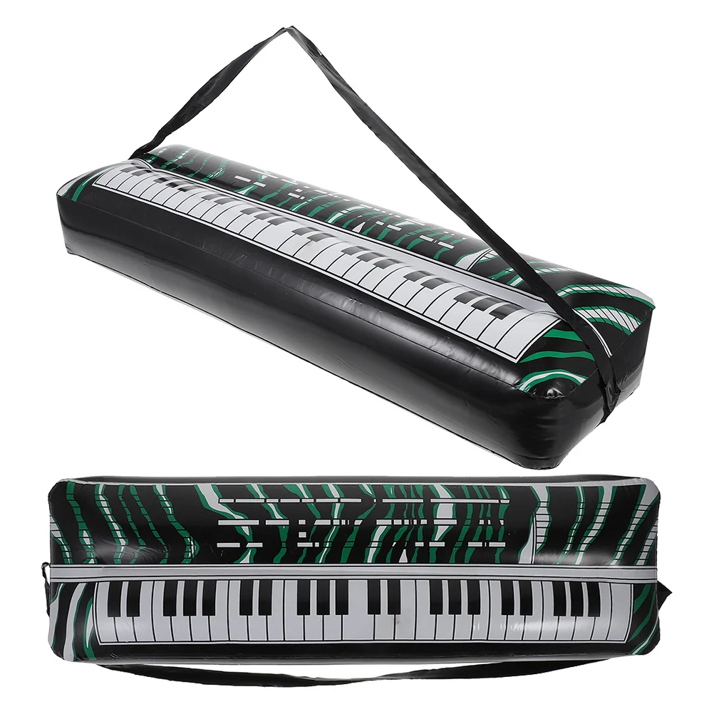 2개 세트 어린이용 색깔 키보드 풍선 피아노, 안전한 PVC 소재로 어린이 리듬 학습용