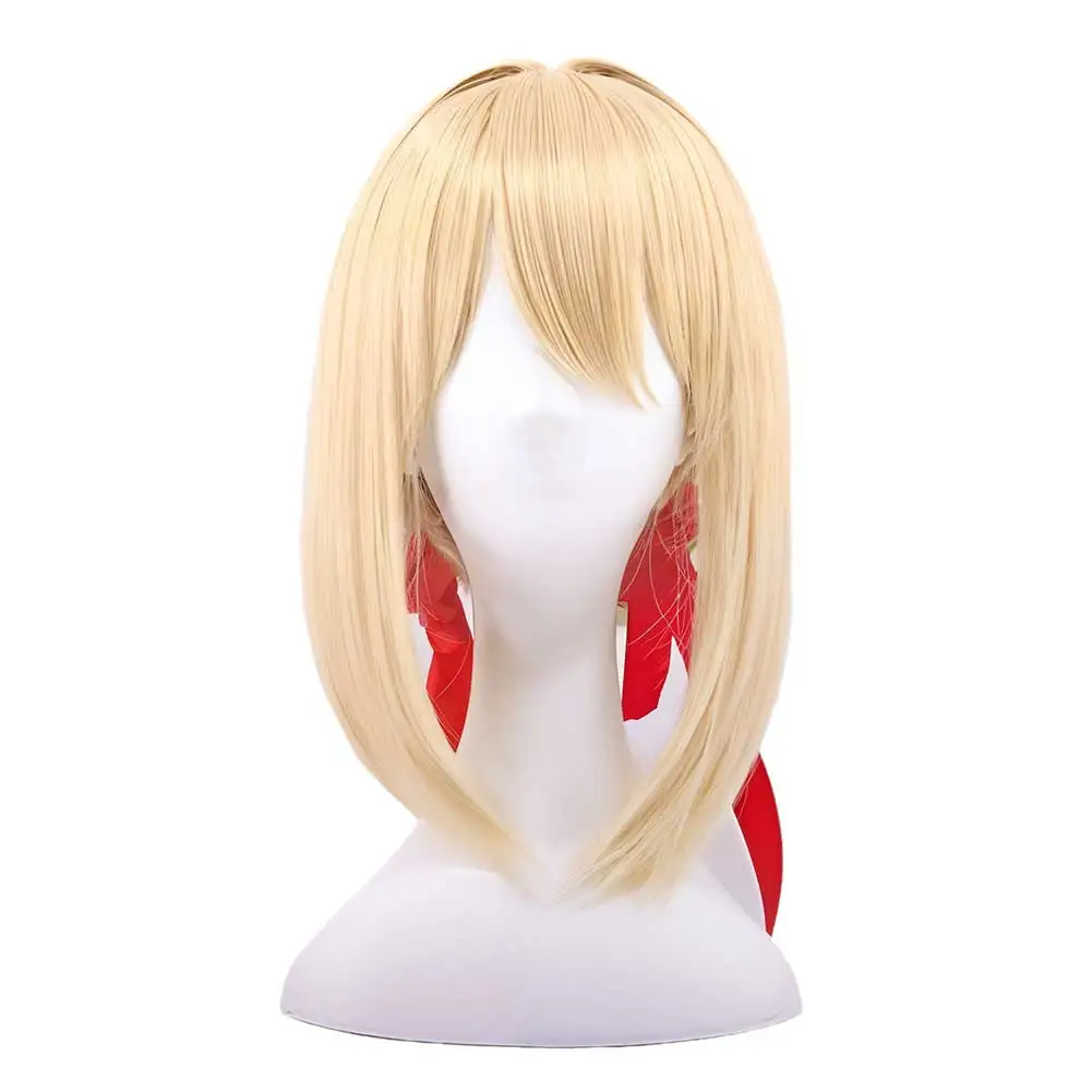 Violet Evergarden Cosplay Wig Anime Fantasia Adult Women Heat Resistant Synthetic Hair Carnival Halloween Party Props ﻿