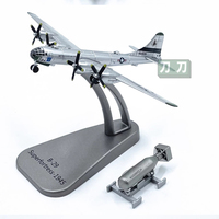 Diecast 1:300 Scale B29 B-29 bomber Alloy Finished Simulation Model Static Decoration Souvenir Gifts For Adult Boy