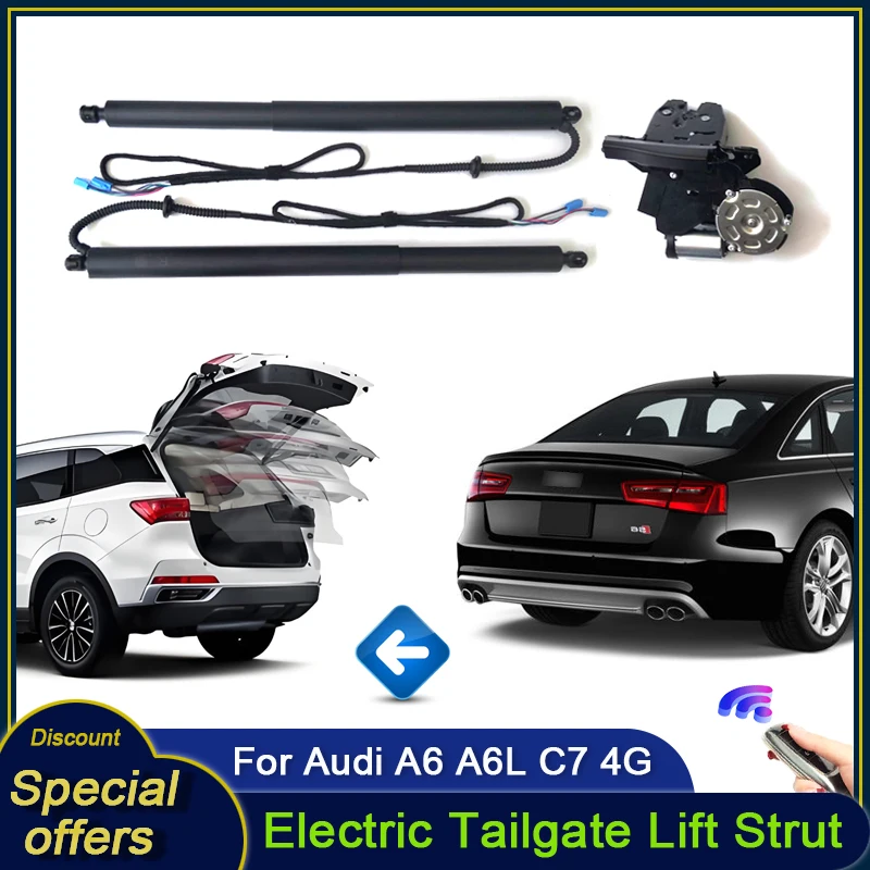 For Audi A6 A6L RS6 C7 4G 2011~2018 Car Electric Tailgate Tail Gate Strut Vehicle Power Rear Door Lift System Kit for Trunk