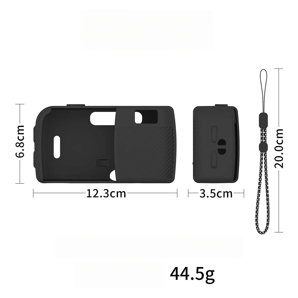 for KODAK EC35 Camera Silicone Protective Case Dustproof Shock-resistant Soft Cover Precise Cutouts with Hand Rope Black Pink