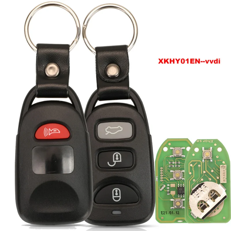 For XKHY01EN Universal Wire Remote Key Fob 3+1 Button for Style for VVDI Key Tool