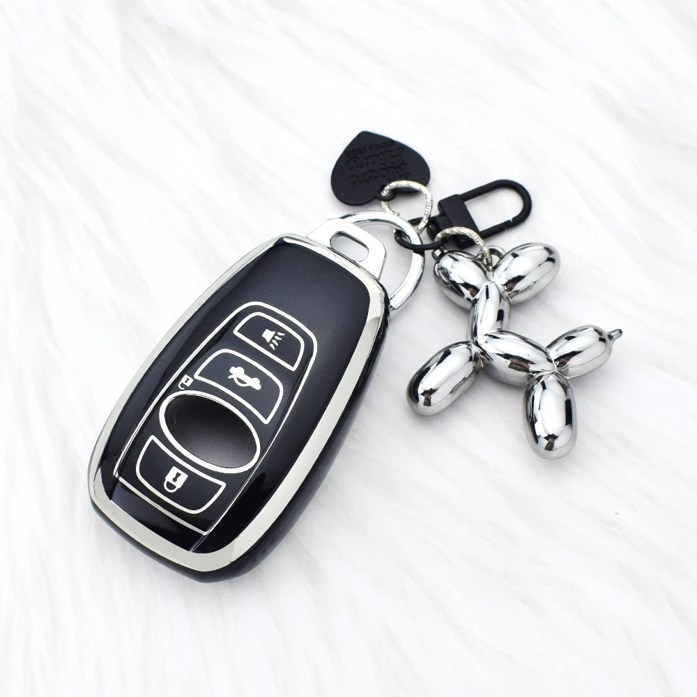 TPU Car Key Cover for Subaru Legacy XV Forester Outback BRZ SIT Remote Key Shell Case Protector Covers Auto Accessories