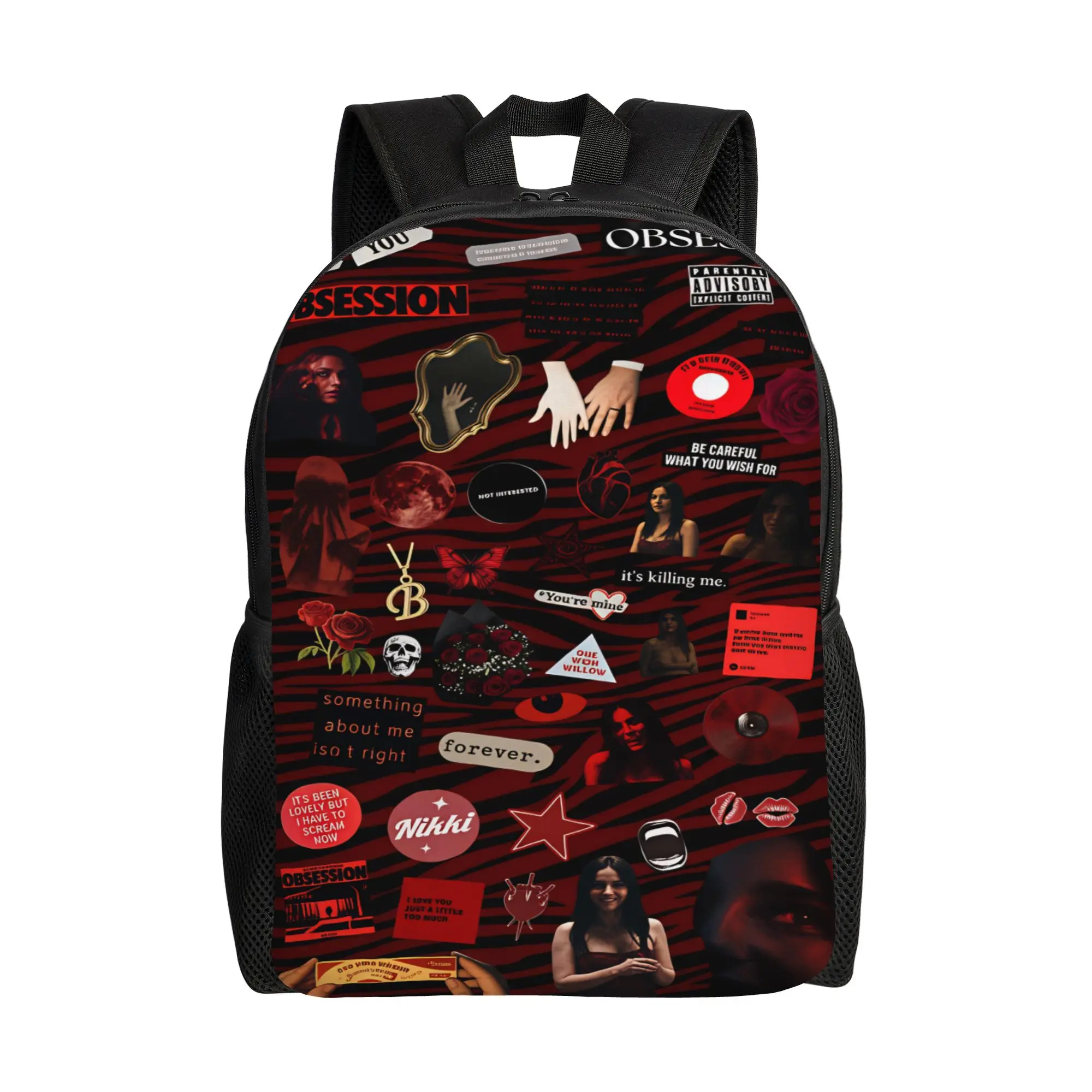 Nikki Obsession Movie   Backpack  Pretty Backpacks Girl Outdoor Style Print School Bags High Quality Rucksack