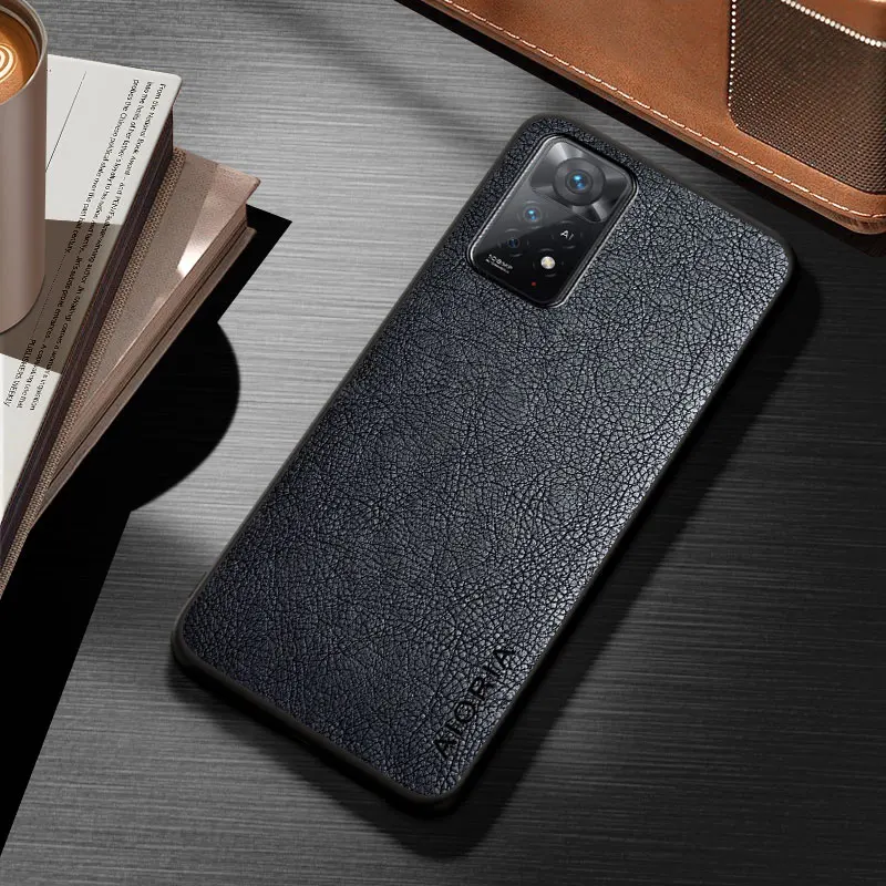 Pokrowiec na Xiaomi Redmi Note 11 Pro Plus 11S 11T 5G coque luksusowy skórzany pokrowiec na telefon capa dla Redmi note 11 pro Case funda