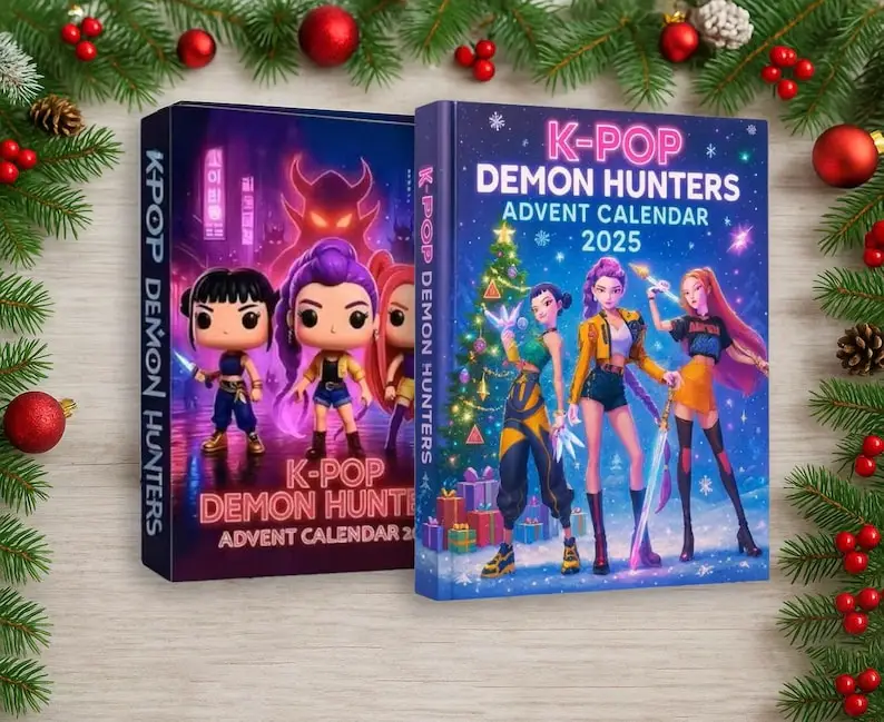 

Адвент-календарь «Охотники на демонов» в стиле K-POP 2025 — фигурки аниме для девочек и мини-подарки для фанатов | Симпатичный рождественский набор обратного отсчета