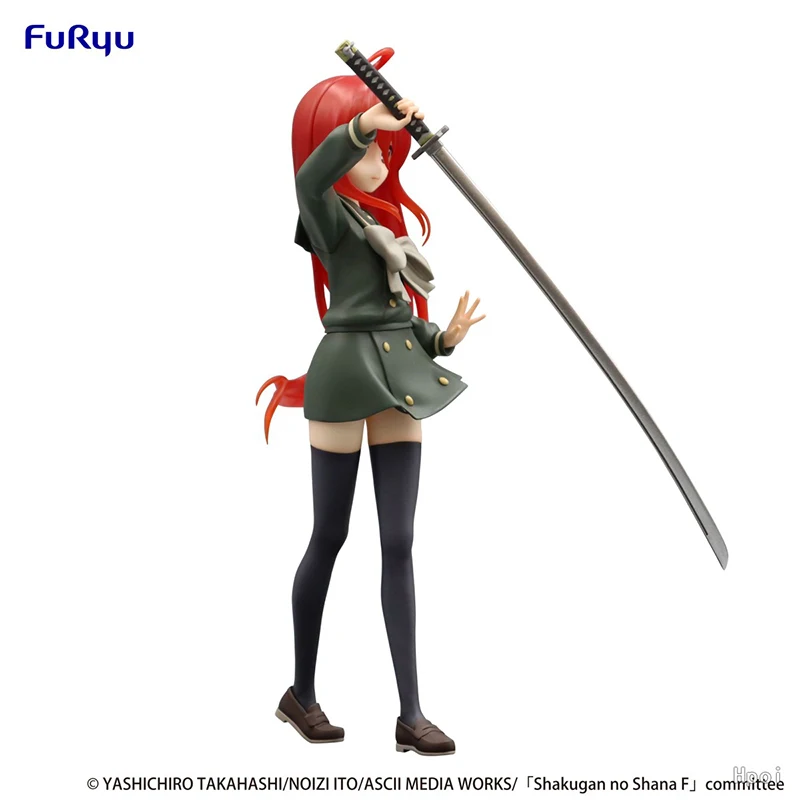 Original Anime Figure 18cm FuRyu Trio-Try-iT Shakugan no Shana Figuras Anime Shana Model Toy Desktop Ornaments Gifts