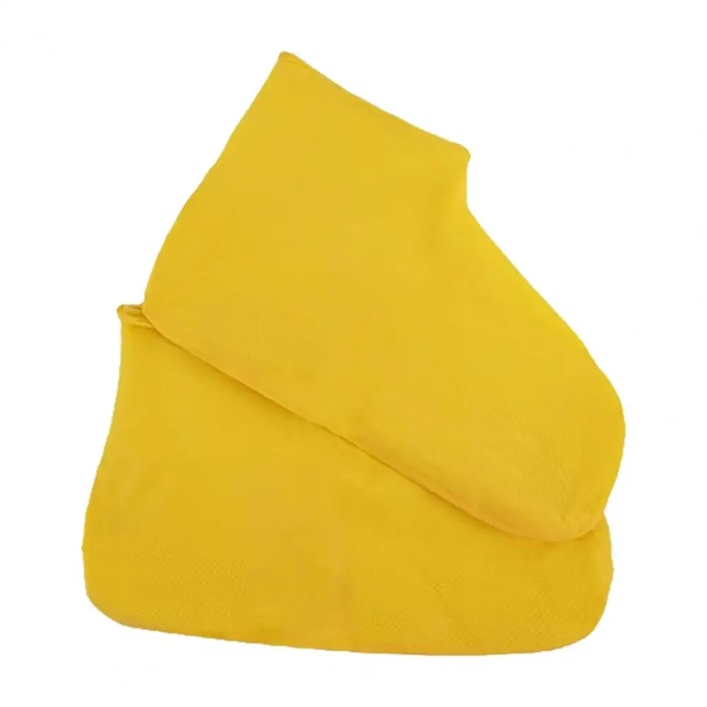 1 Pair Waterproof Shoe Cover Outdoor Non-slip Overshoes Galoshes Reusable Foldable Rain Boot Shoes Protector Cover 97