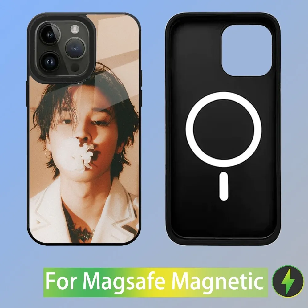 Park J-JiminS K-Kpop Phone Case For iPhone 15,14,13,12,11,Plus,Pro,Max Mini Magsafe Magnetic Wireless Charging