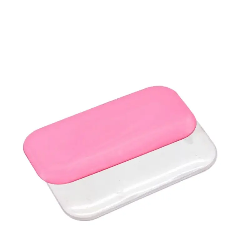 Ốp Lông Mi Giả Giữ Miếng Lót Cho Nối Mi Rời Làn Mi, Có Thể Tái Sử Dụng Nối Mi Dụng Cụ Trong Suốt, Màu Hồng