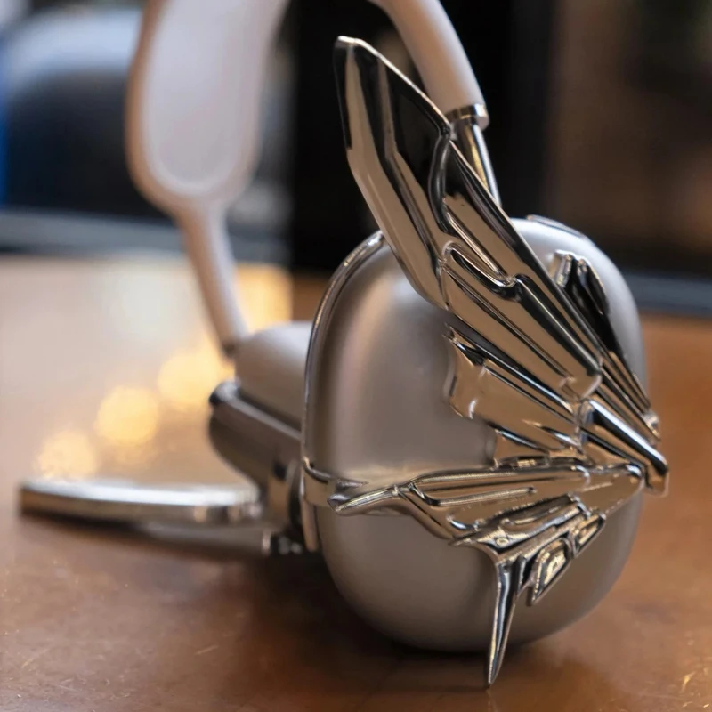 For Airpod Max Case Cover Custom Original Design Butterfly Wings Headphone Decoration 3DPrinted Resin Suitable for Earphone Y2K