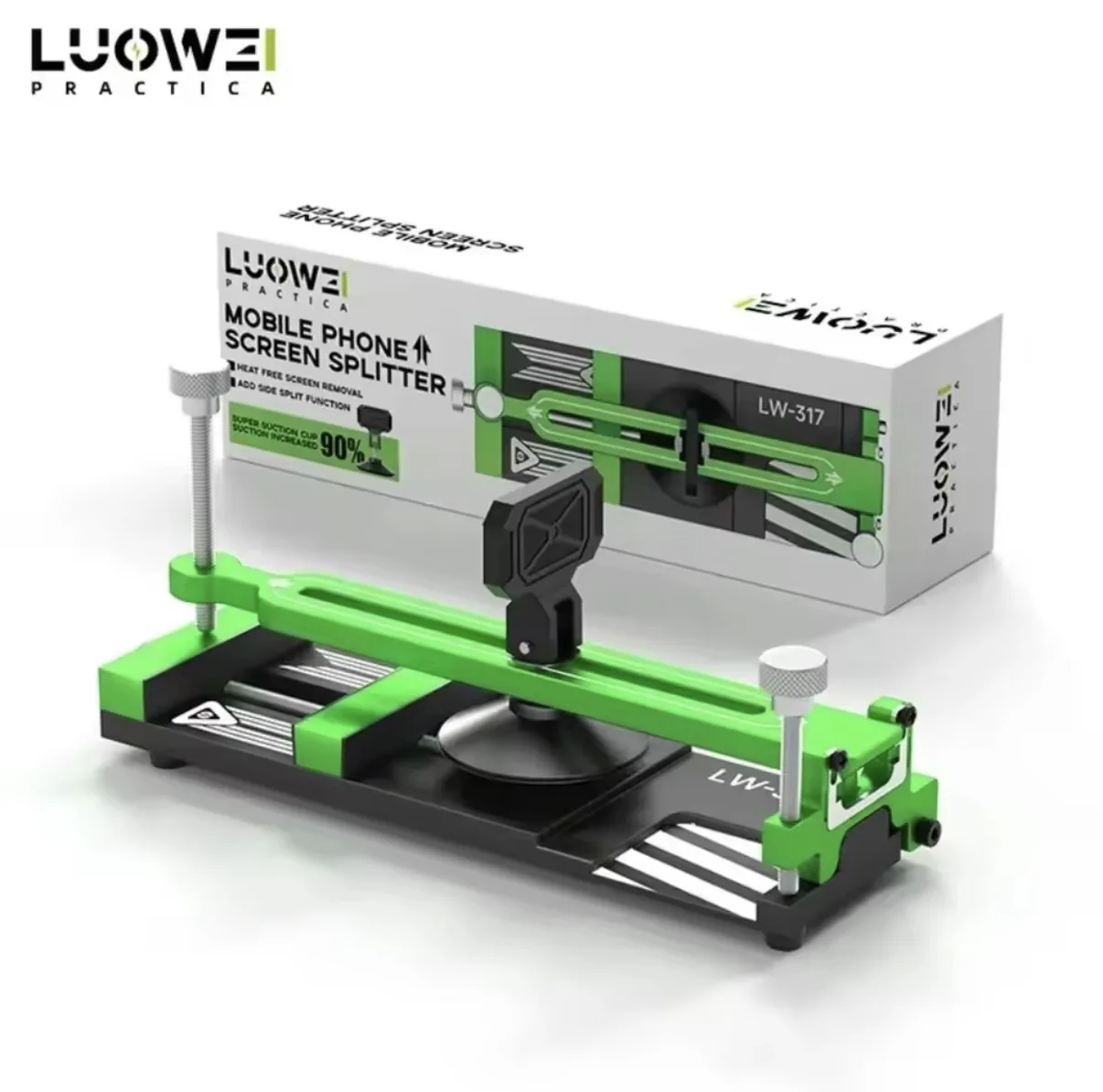 luowei-lw-317-lcdスクリーン背面カバー分離器-熱を使わない取り外しクランプ-強力な吸盤-携帯電話ガラス分解用