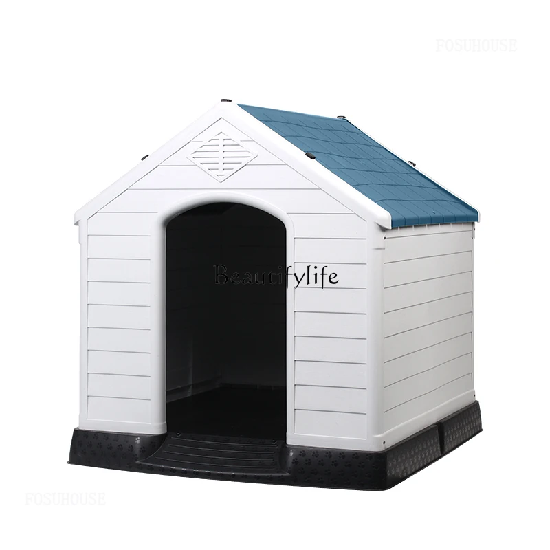 

Outdoor Four Seasons Universal Dogs Houses Courtyard Balocny Dog Kennels Rainproof Patio Cat Villa