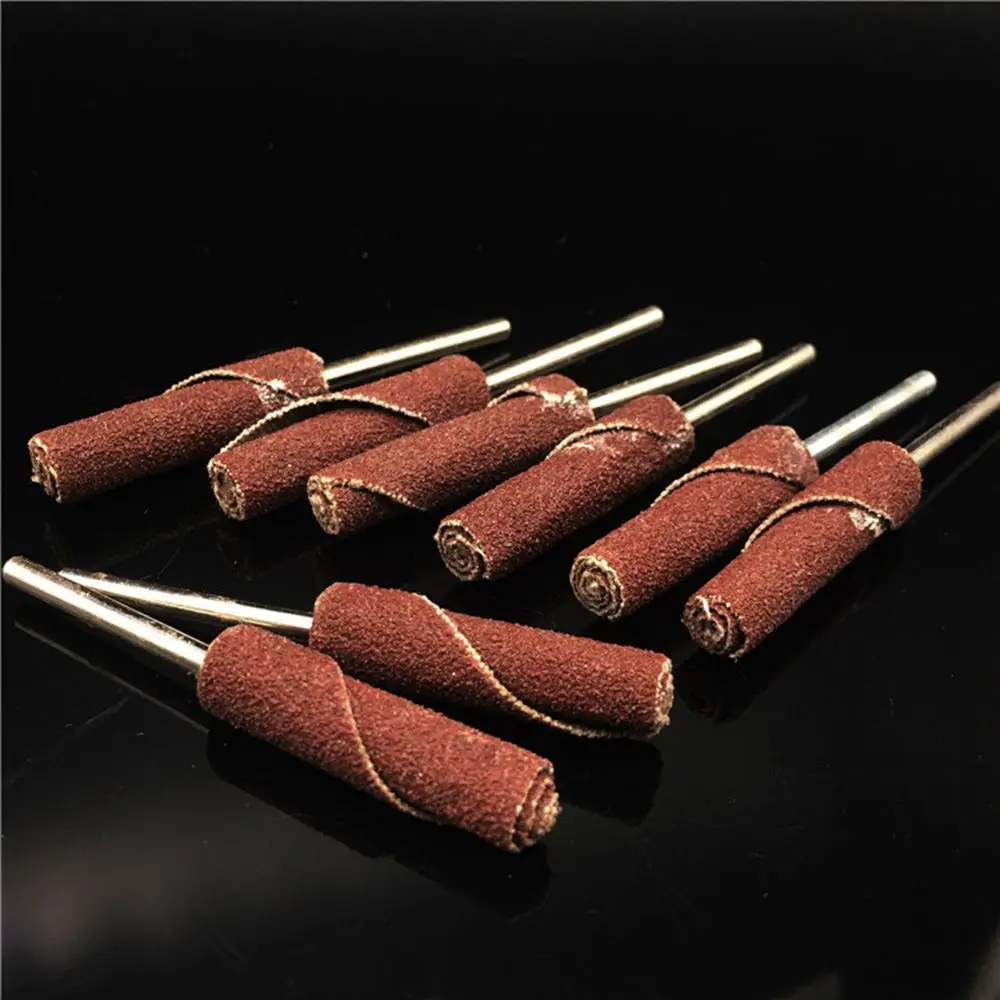 

Cylindrical Head Stick Grinding Abrasive Drill Accessories Steel Shank Sand Paper Sanding Bands Sandpaper