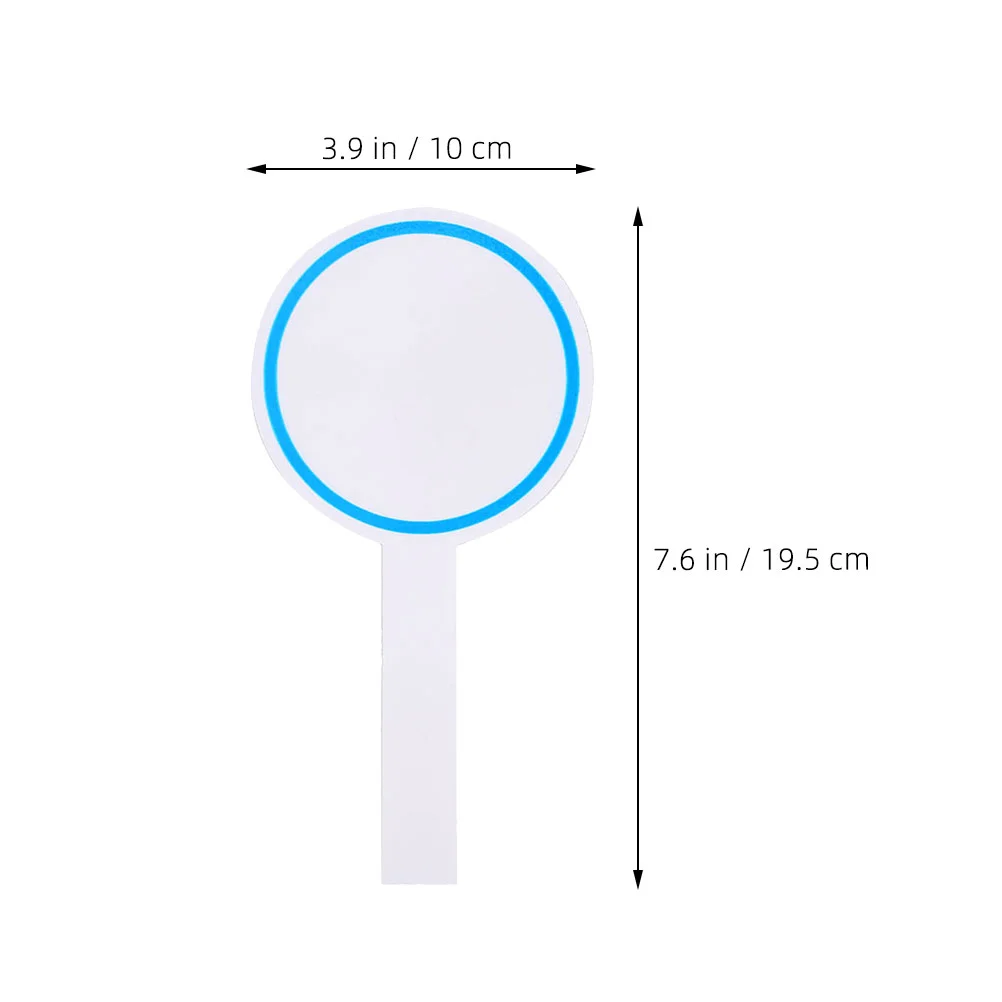 Trocken abwischbare Schilder, Anzeigetafel, weiße, löschbare Tafeln, Kreidetafel-Marker, Handpaddel-Whiteboards