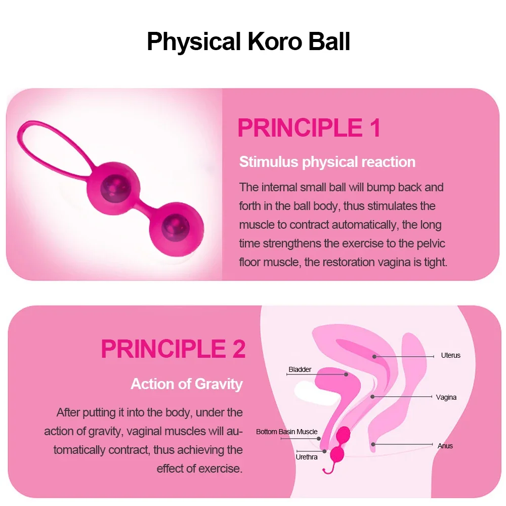 1 Set Silicone Vaginal Balls Sex Toys For Women Vagina Tighten Exercise Chinese Kegel Balls Pelvic Ben wa Balls Anal balls