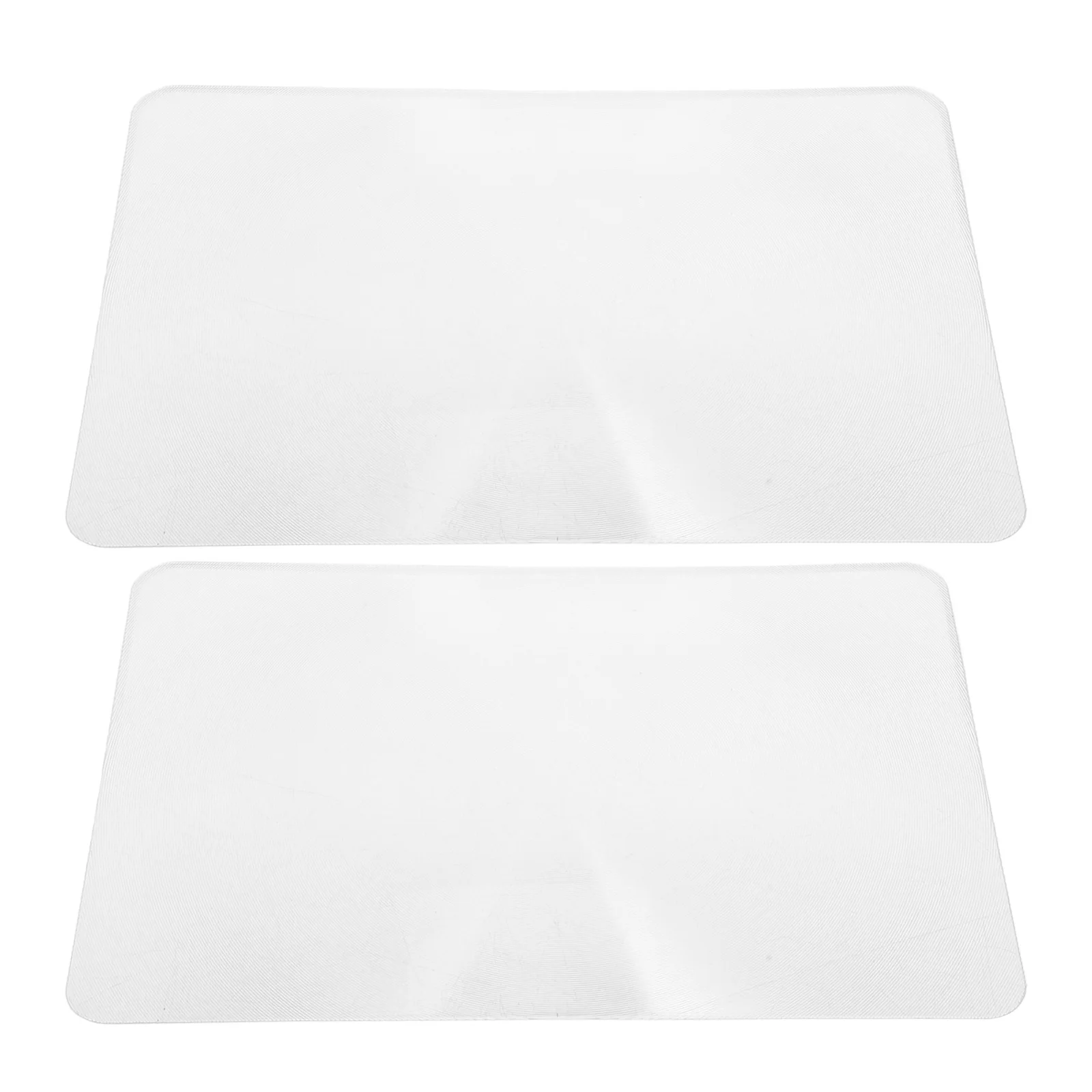 

2pcs 120x180mm PVC Transparent Card Style Reading Magnifier for Books with 3x Magnification Portable Wallet Friendly