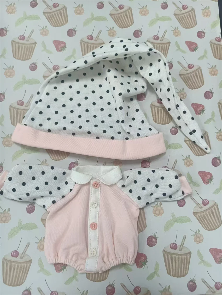 BJD Doll Baby Clothes Toy Big Head Diandian Onesie Cute Colorful Gorgeous Pink Soft Pants Coats Doll Accessories (no doll)