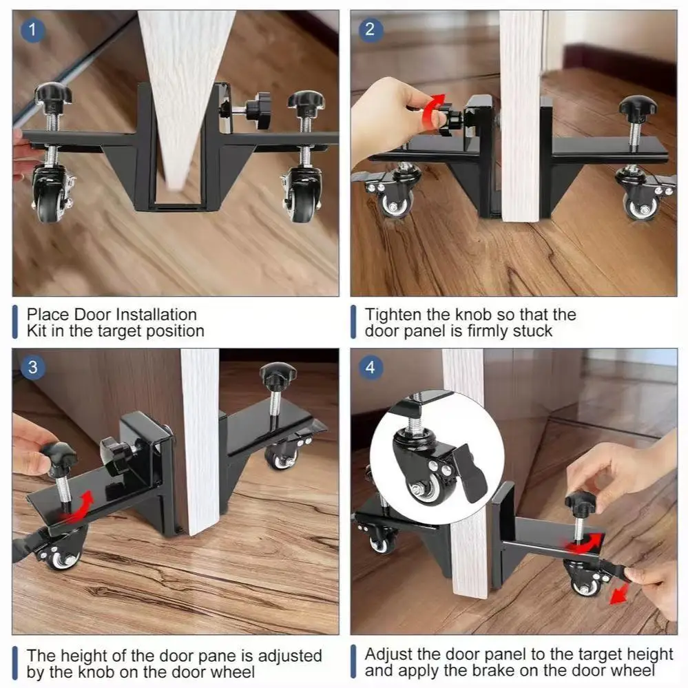 2Pcs Adjustable Doo… - image