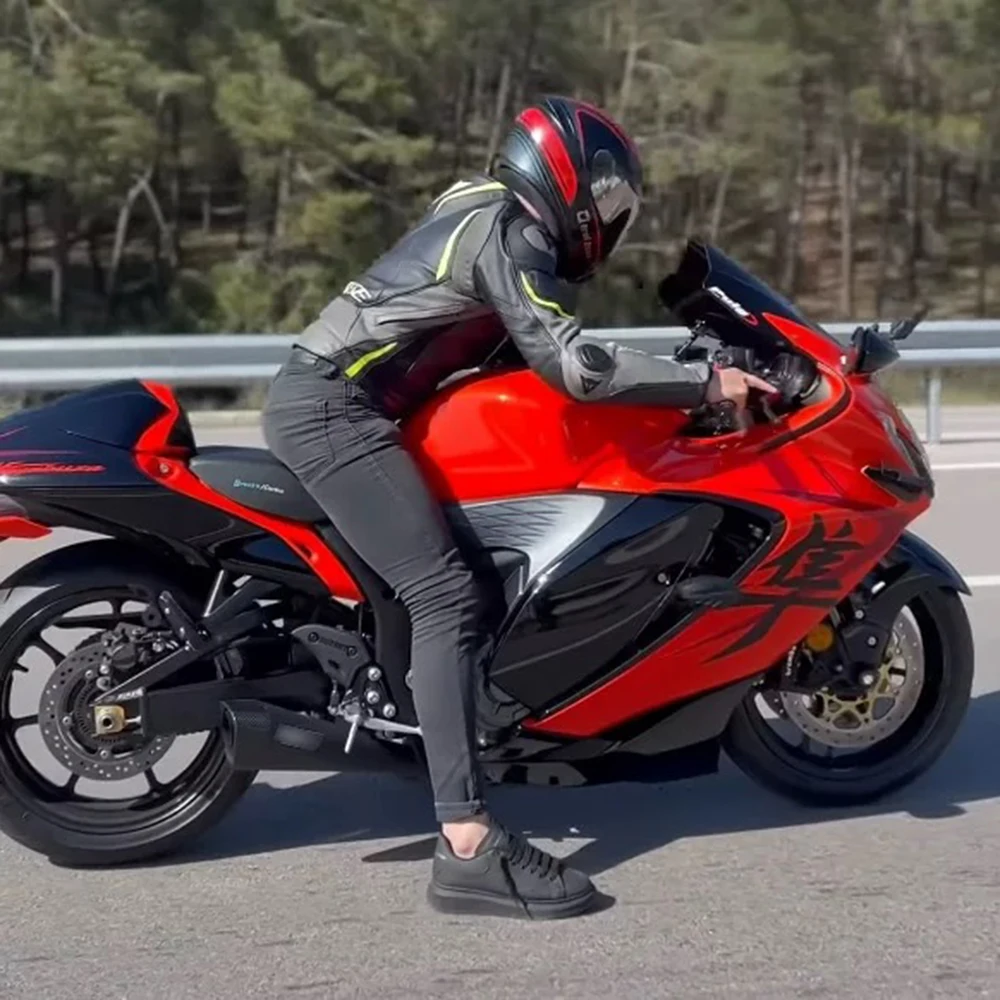 60 مللي متر العالمي للدراجات النارية العادم ألياف الكربون الهروب الخمار ل ZX14R CBR1000RR-R بوسا GSX1300R GSX1000 #6