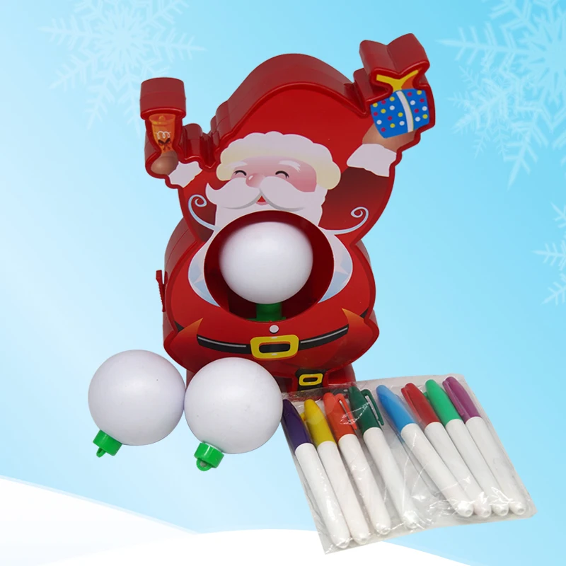 Kerstboom Decoraties Diy Speelgoed Voor Kinderen, Roterende Graffiti, Met 8 Markers Van Verschillende Kleuren, Creatief Speelgoed, Vakantie Spel