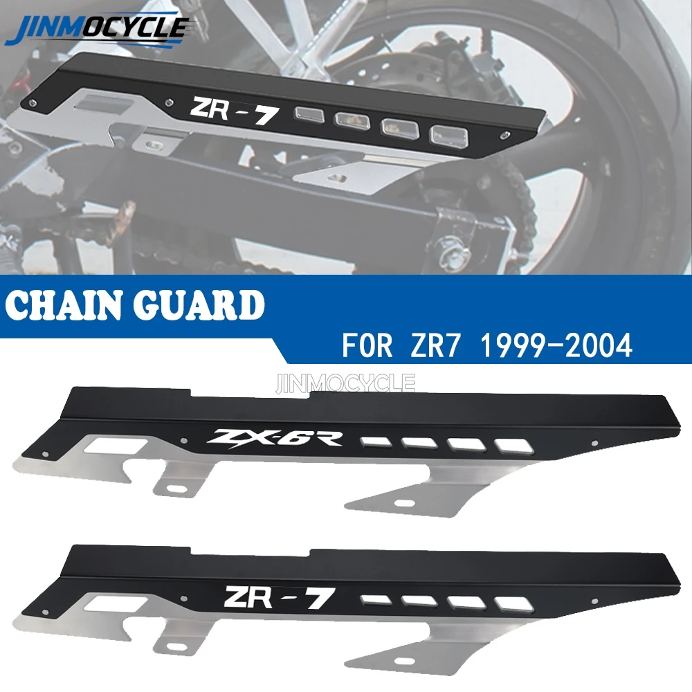 

For Kawasaki ZX6R ZX 6R ZR-7 ZR7 ZR7S ZR 7 S 1999 2000 2001 2002 2003 2004 JINMOCYCLE Rear Chain Cover Guard Sprocket Protector