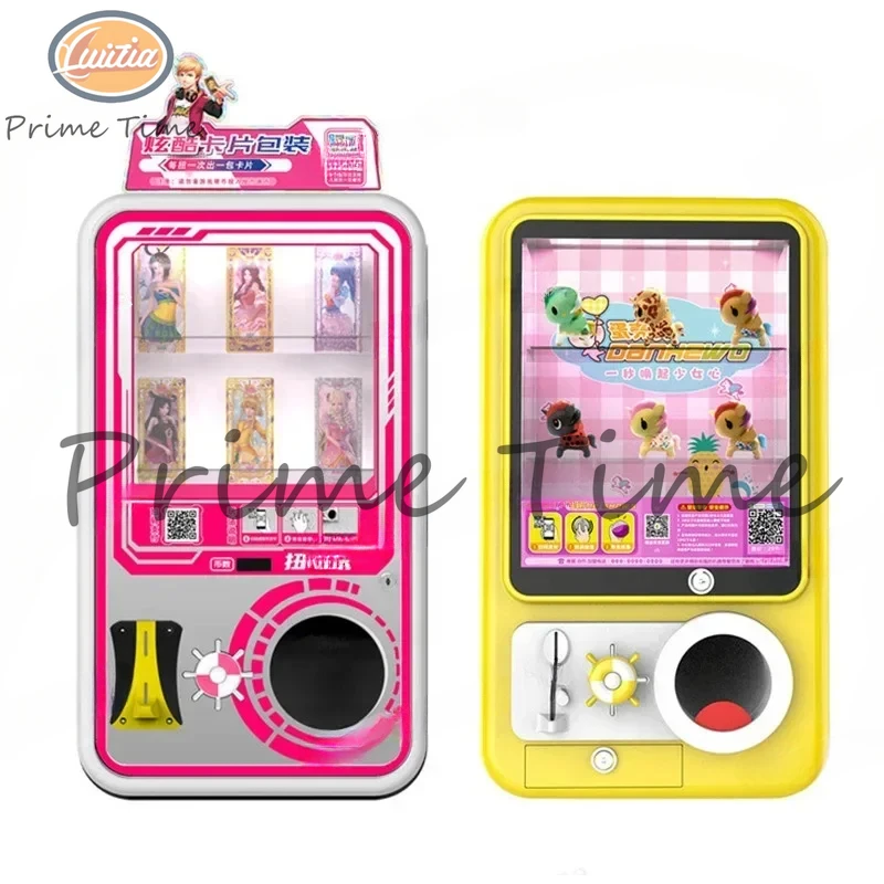 Card Twist Gachapon Game Sticker Vending Machines Pink Gacha Capsule Toy Gashapon Vending Machine