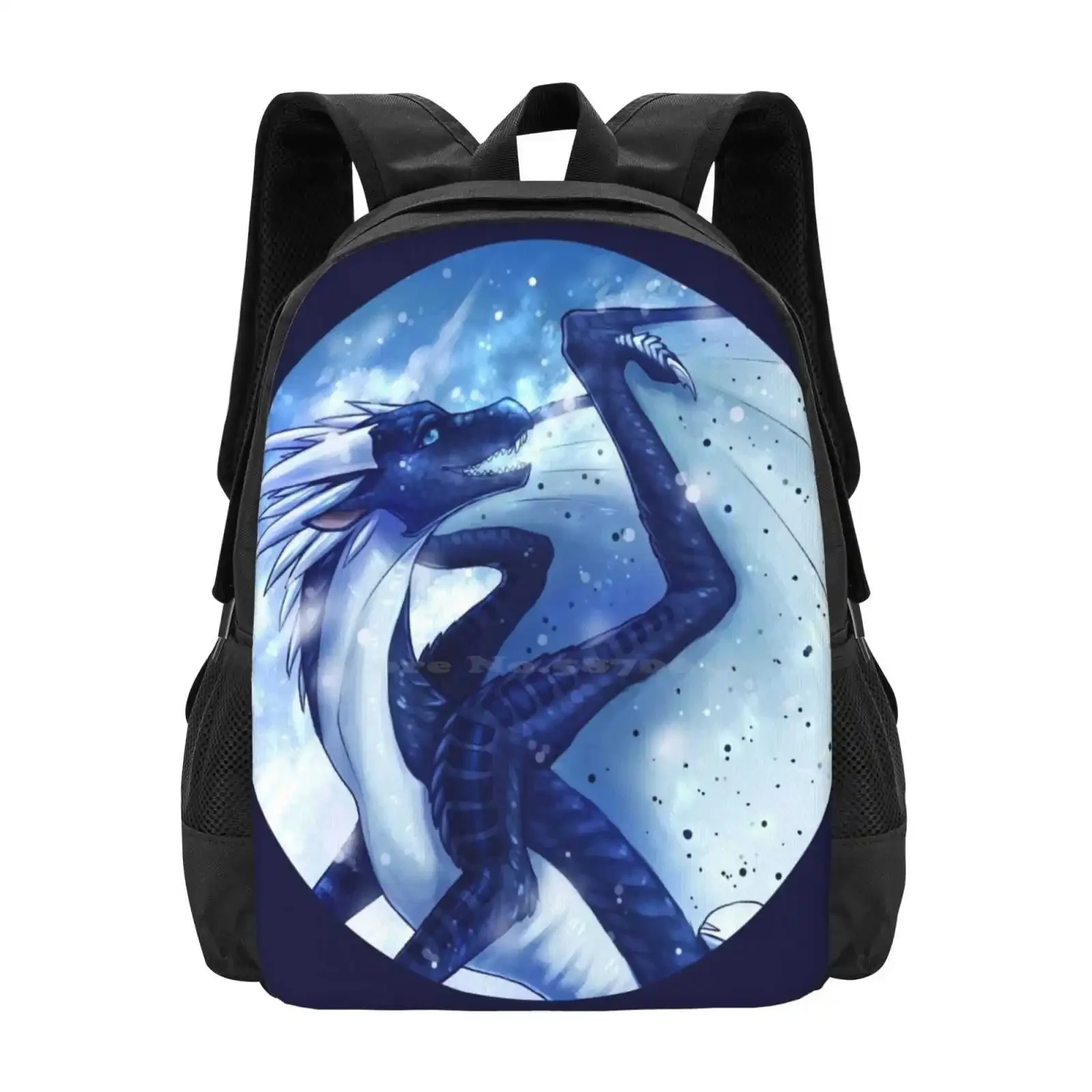 

Wings Of Fire-Whiteout Hot Sale Backpack Fashion Bags Wings Of Fire Ice Dragon Dragoness Whiteout Wingsoffire Darkstalker