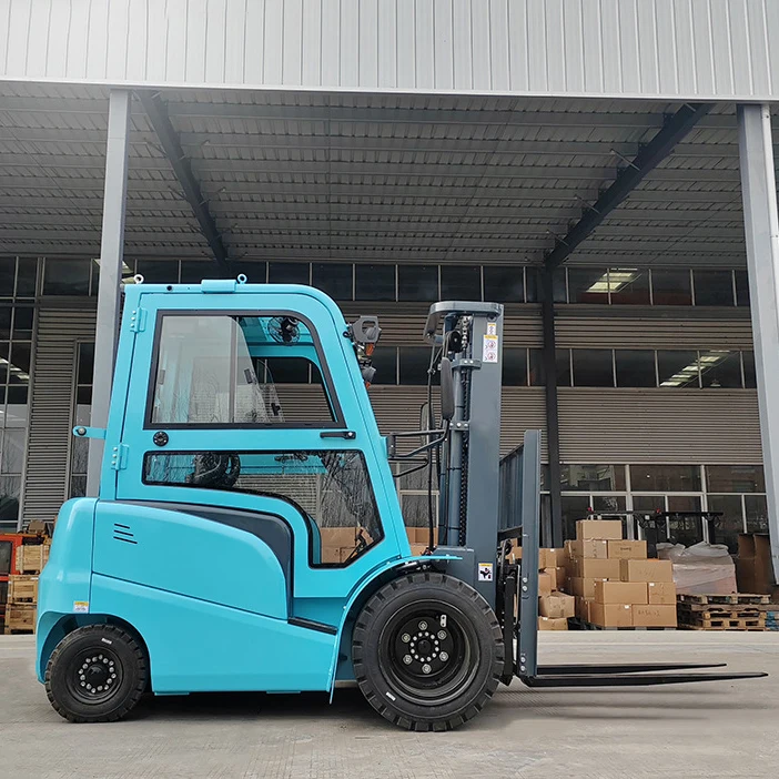 Hot Sale 0.5 Ton-5 Ton Farm Mini Portable Forklift Electric Stackers Straddler Cheap Forklifts For Sale