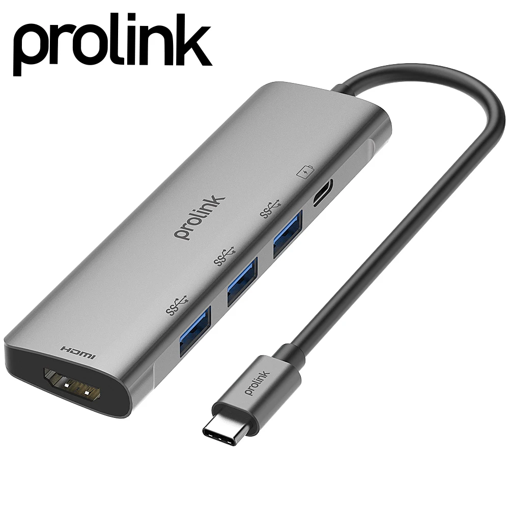 Pro Link PLT465 USB3.0 Type C 5 in 1 Multi Hub