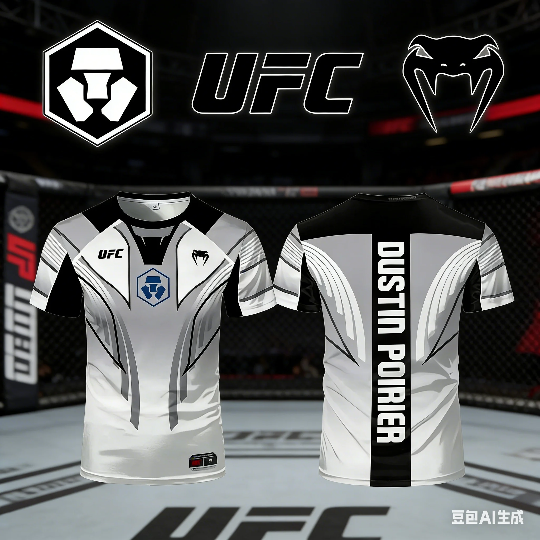 

Новая летняя футболка и трусы-боксеры для экстремальных видов спорта UFC, большие размеры, Dustin Polier