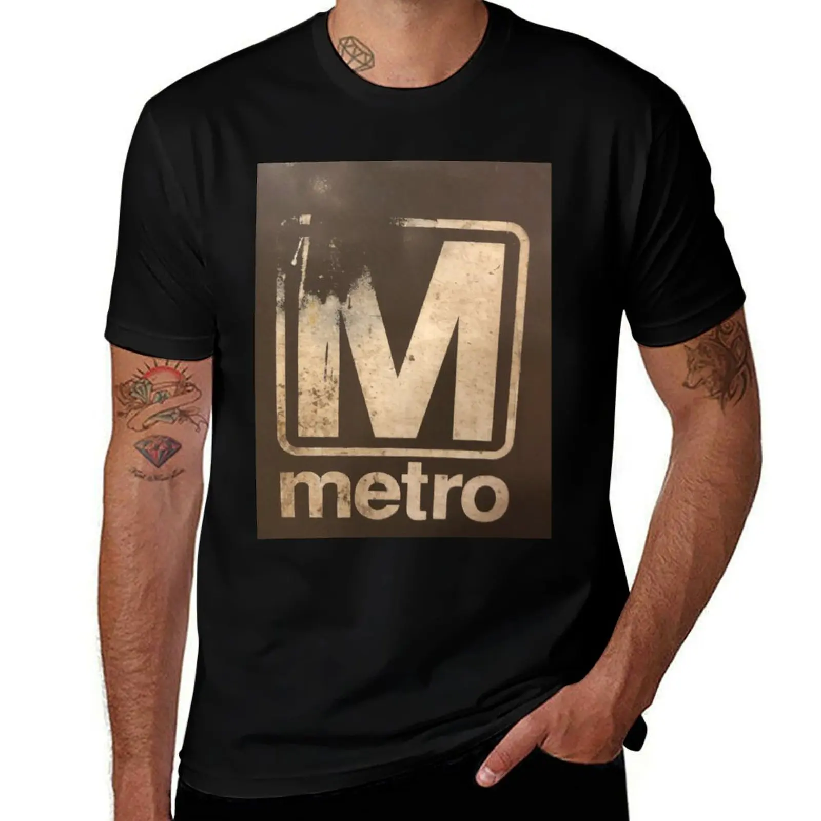 

Aging Metro T-Shirt t shirt for man 100 percent cotton t shirts for man pack cotton T-Shirt