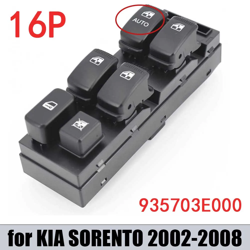 

93570-3E000 for KIA SORENTO 2002-2008 Power Window Control Switch Auto Auto Up/Down Lift Window Accessory Interior Spare Parts