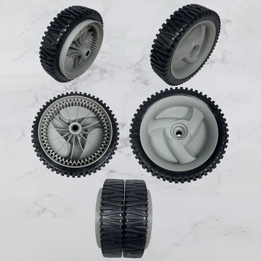 for Lawn Mower Wheels 2 Pcs 8 Inch Diameter Replacement for Push Mower Front Drive Fits Model 583719501 and 532402657