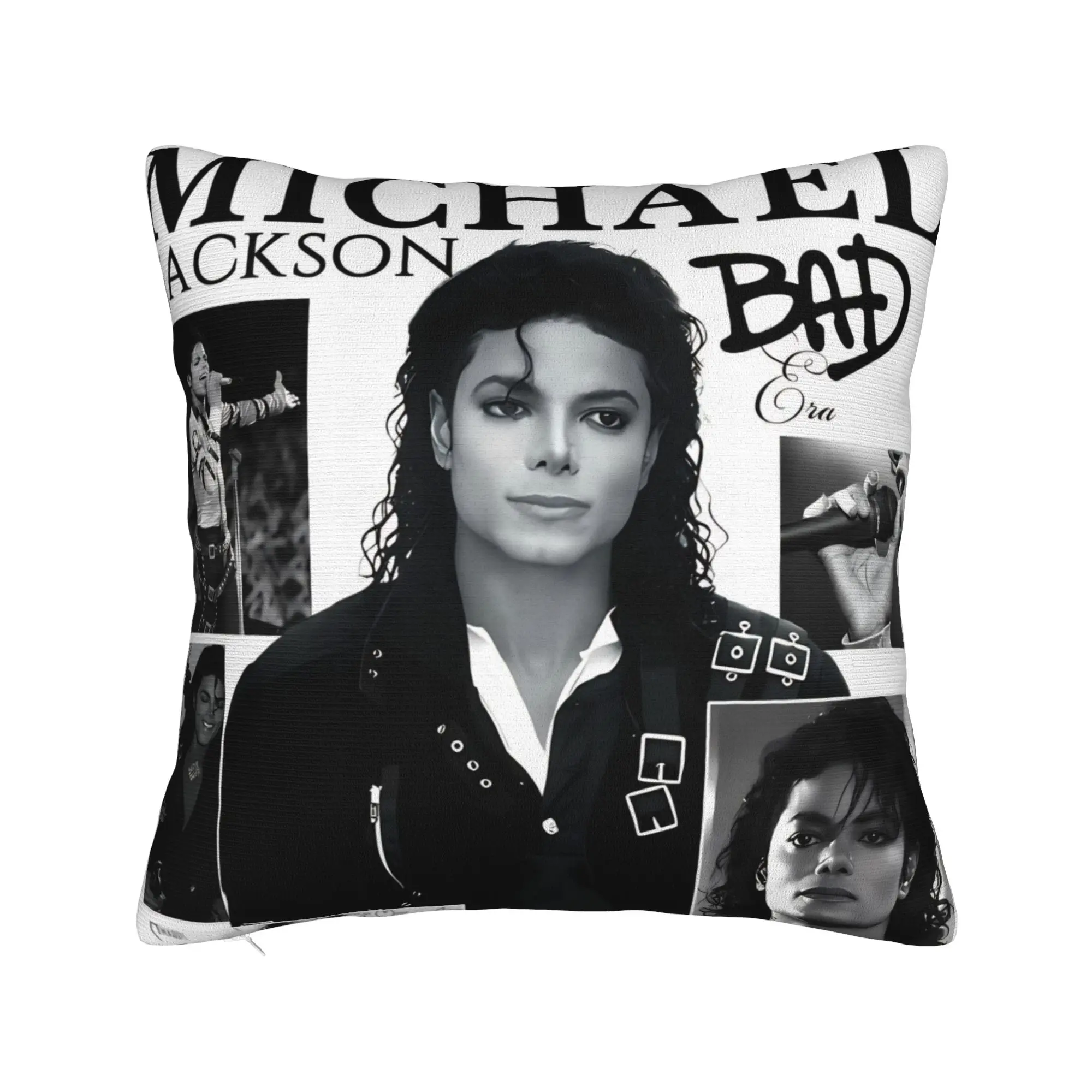 Decorative Pillowcase Singer Michael Jacksons MJ Tour 2026 Stuff Living Room  Throw Pillow Case Cover Drop Shipping Multi Size