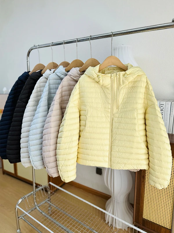 

Lightweight Hooded Cotton Jacket Women's Korean Style Loose Slimming Warm Fashionable Versatile Short Coat Winter New Arrival