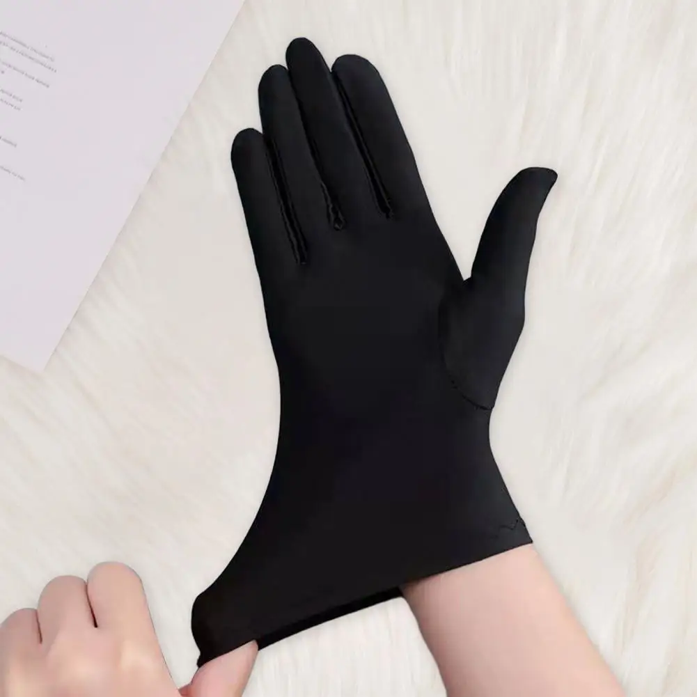 1 par de guantes para hombre y mujer, guantes para actuación en escenario, guantes multicolores para mujer, manoplas transpirables para niña, accesorios para disfraz de Halloween