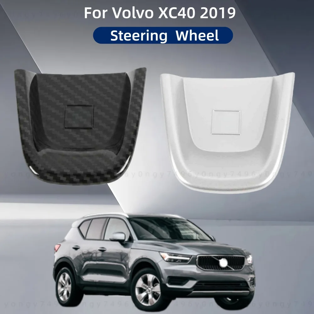 

Car Upgrade Stickers Styling Steering Wheel Trim Paste Style ABS For Volvo XC40 2019 Modification Decoration Accessories