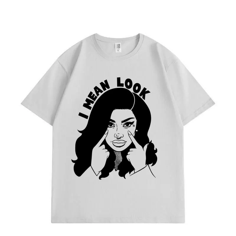 مغني الراب كاردي B ميمي تي شيرت أقل نظرة الجرافيك تي شيرت الرجال الملابس النسائية موضة الهيب هوب تي شيرتات قصيرة الاكمام الشارع الشهير