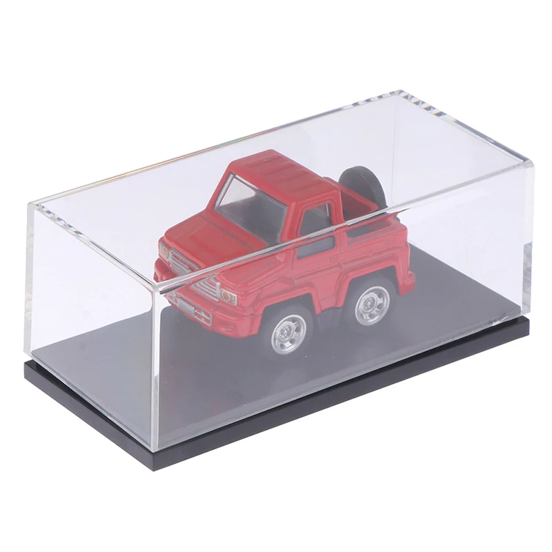 1Pcs 1:64 Car Model Display Box Transparent Protective Case Acrylic Dust Hard Cover Storage Holder