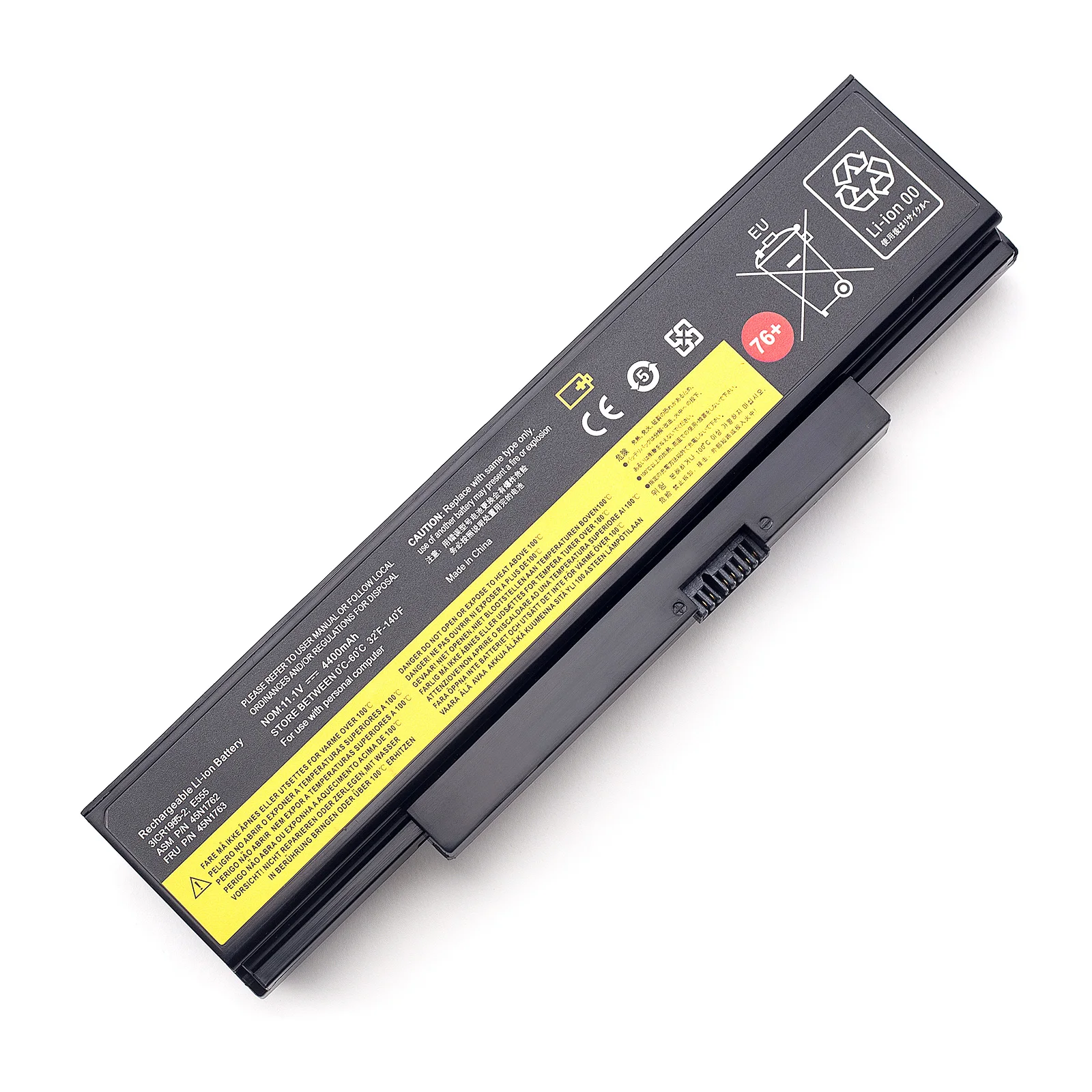 แบตเตอรี่แล็ปท็อป bvbh 76 + สำหรับ Lenovo ThinkPad E550C E560 E565C E555 E55045N1759 45N1758 45N1760 45N1761 48WH 45N1762