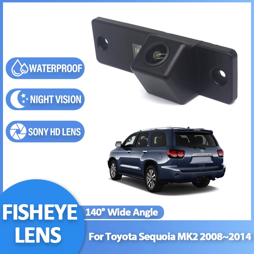 

HD Night Vision Backup Rear View camera For Toyota Sequoia MK2 2008 2009 2010 2011 2012 2013 2014 CCD license plate Camera