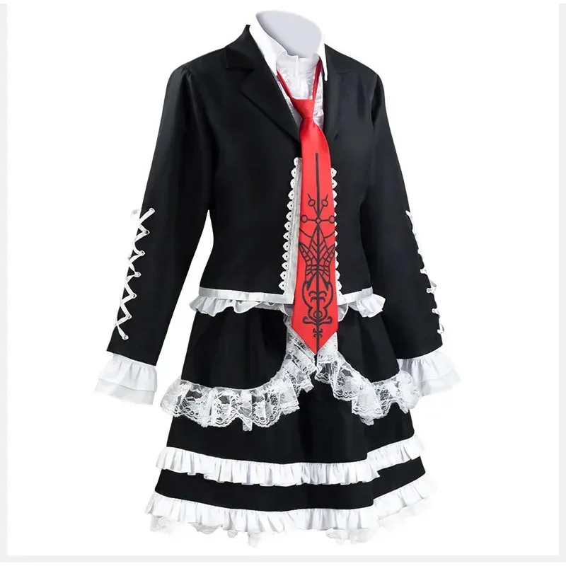 Danganronpa Celestia Ludenberg Cosplay Kostuum Spel Schooluniform Vrouwen Halloween Volledige Set MN9