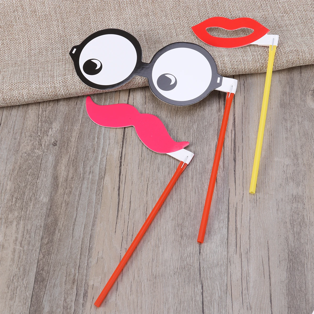 

8PCS Glasses Baby Shower Birthday Photo Props Wedding Baby Shower Party Booth Kids Fun Accessories Photo Booth Props