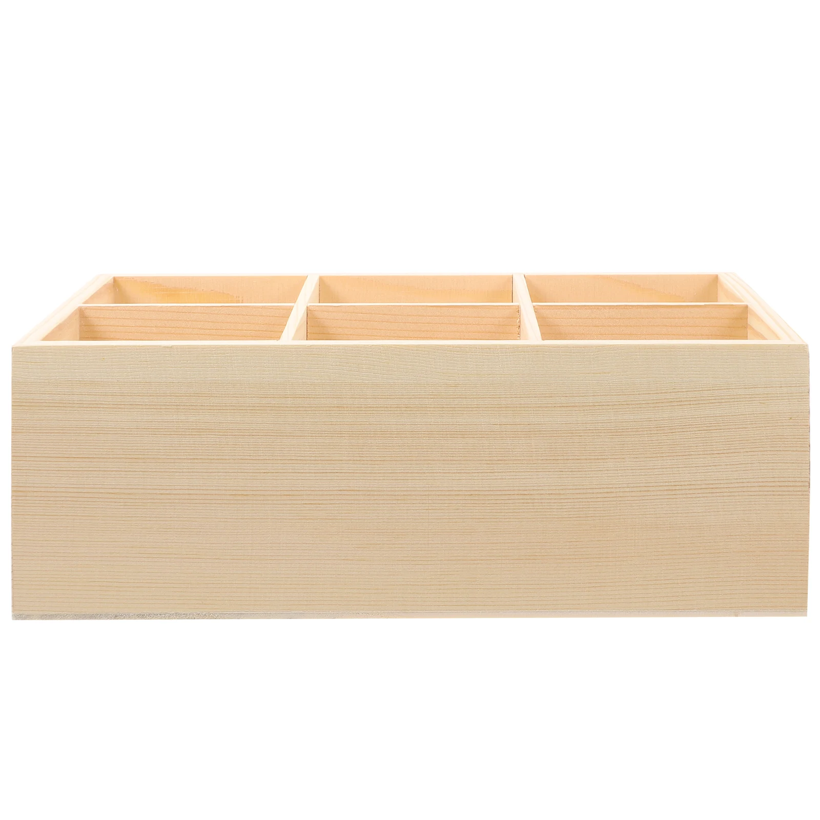 

Wooden Marker Holder Multi-Slots Desktop Organizer For Markers Colored Pencils Pens Makeup Brushes School Office Desk