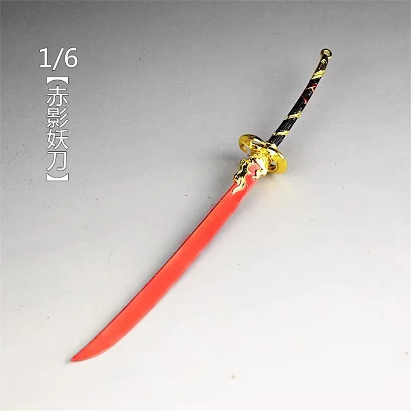 

1/6 Mini Cold Weapon Toy Red Knife High Quality Model Fit 12'' Action Figures Soldier In Stock Collectible