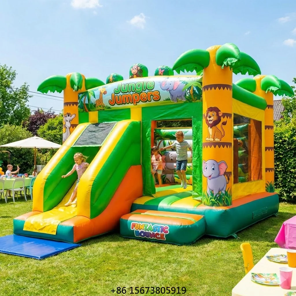 Commercial Grade Large PVC Inflatable Bounce House Slide Combo Durable Bouncy Castle Jumping Castle Jumper for Rental Business