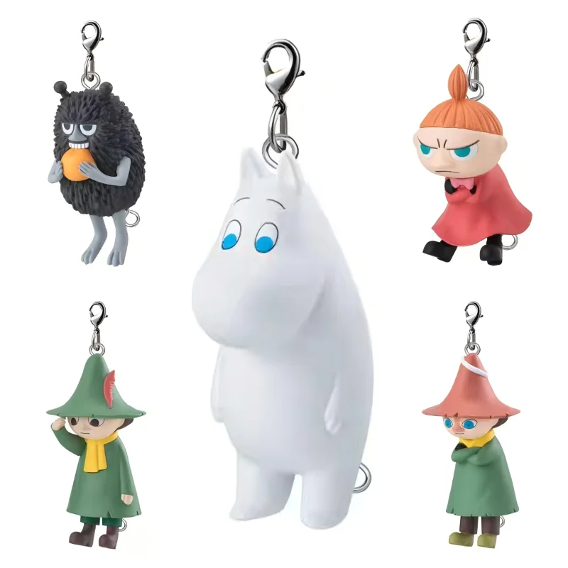 Bandai Original Gashapon Moomin Aimee & Stinky Metal Charm