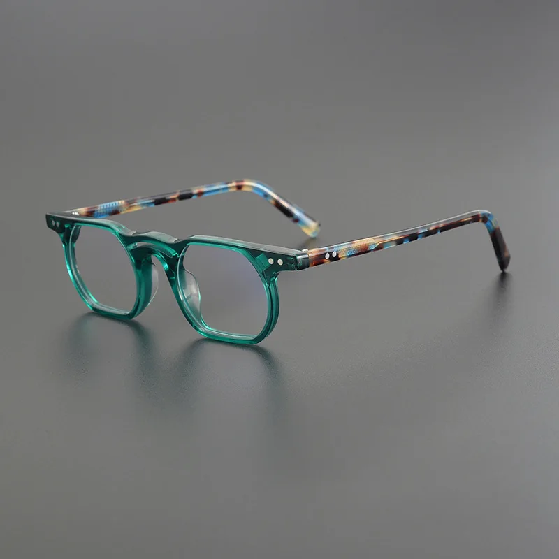 

Personalized Square Acetate Eyeglasses Frame Handmade Multicolor Originality Design Ladies and Men Glasses with Packaging